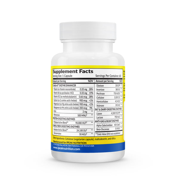 Extra Strength GutGenius Digestive Enzymes