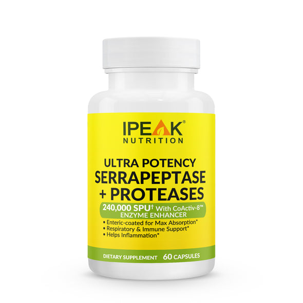 Ultra Potency Serrapeptase & Proteases 240,000 SPU